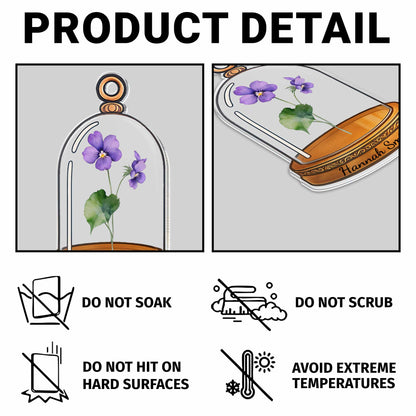 Elegance And Simplicity Of Violet Flowers