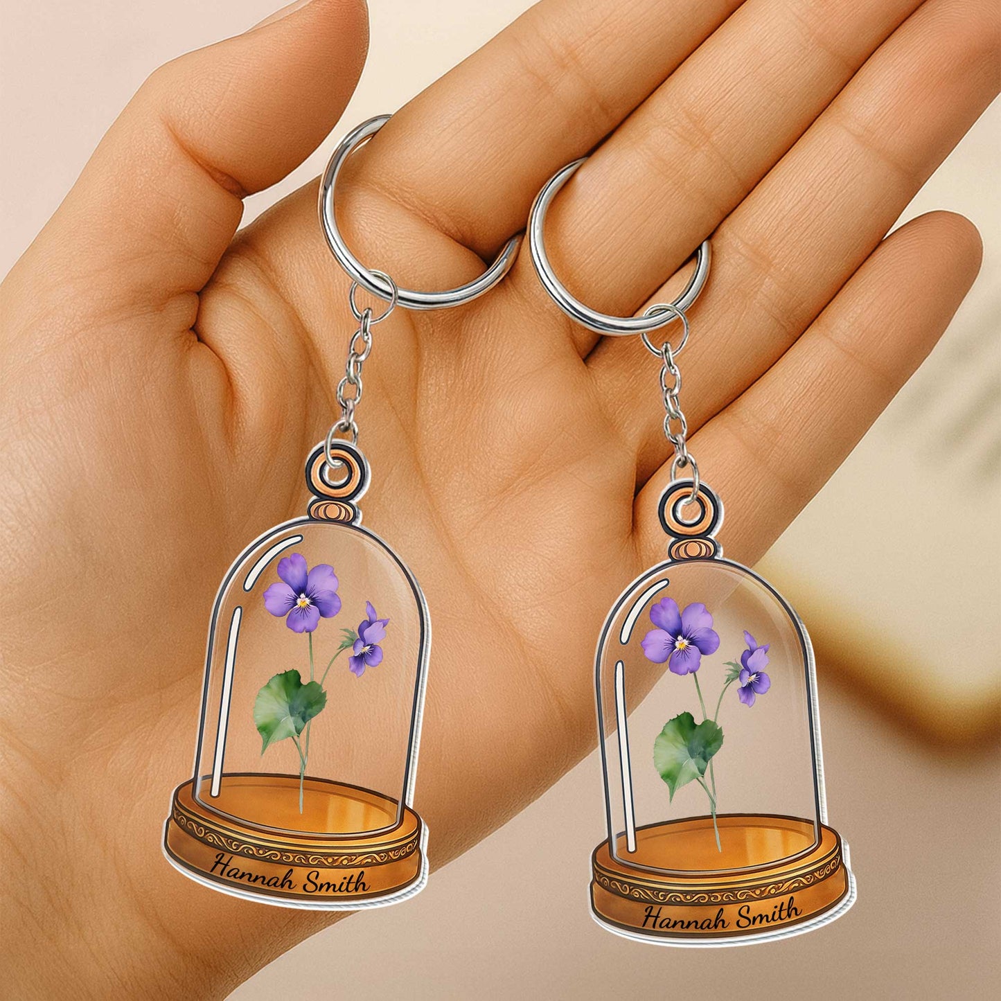 Elegance And Simplicity Of Violet Flowers