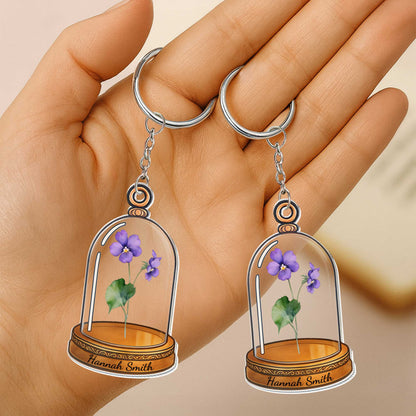 Elegance And Simplicity Of Violet Flowers