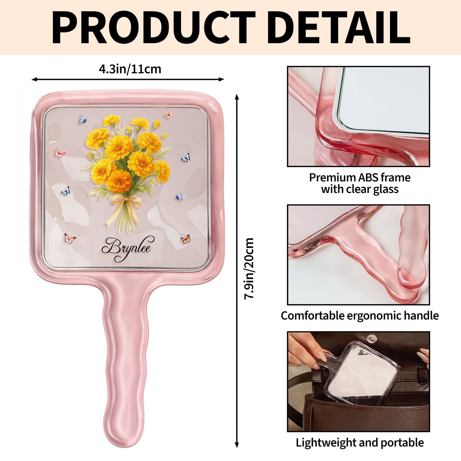 Delicate Bouquet of Hydrangeas Surrounded by Butterflies