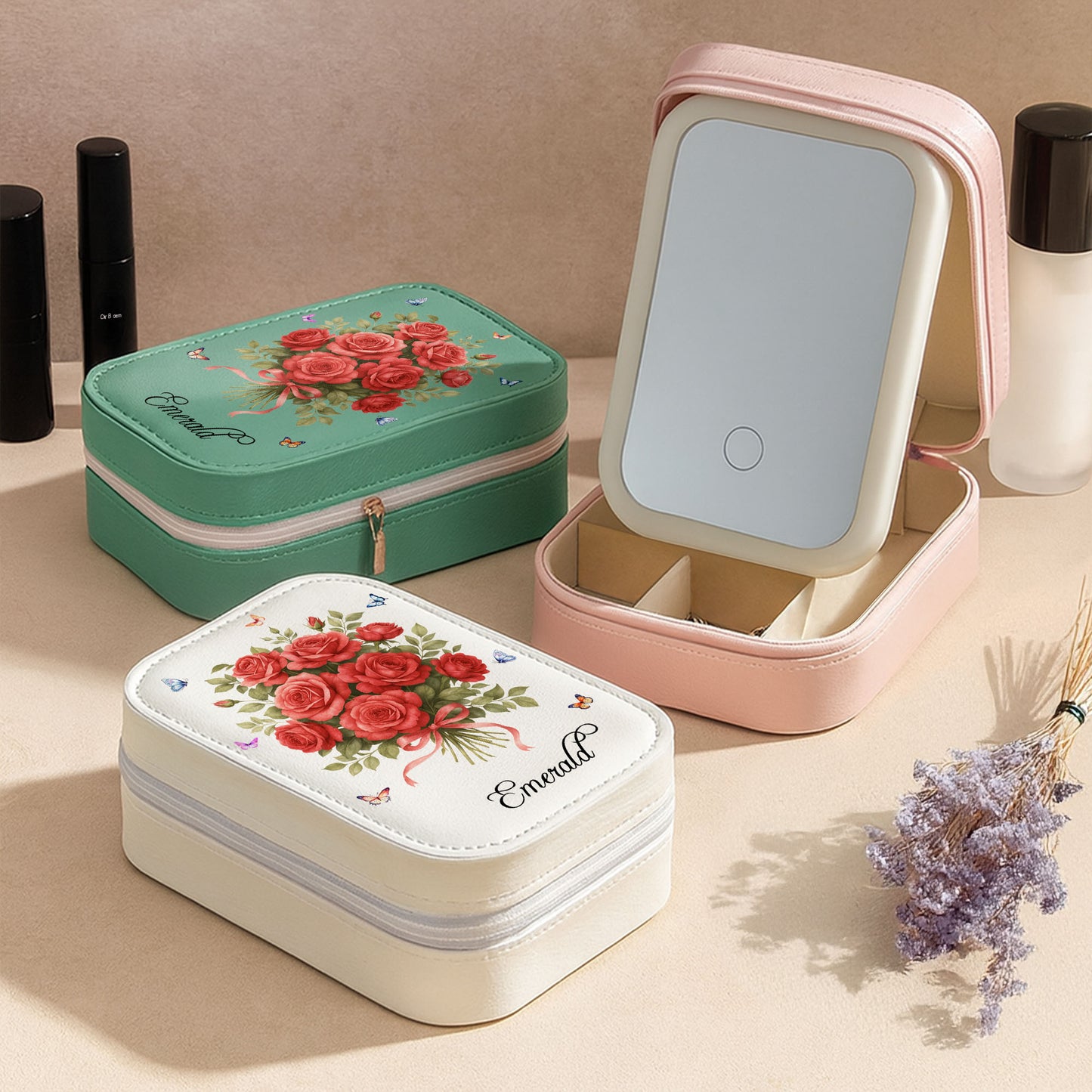 To My Wonderful Mom, Flowers And Butterflies