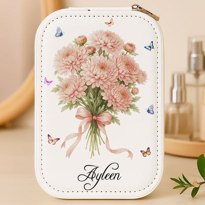 To My Wonderful Mom, Flowers And Butterflies