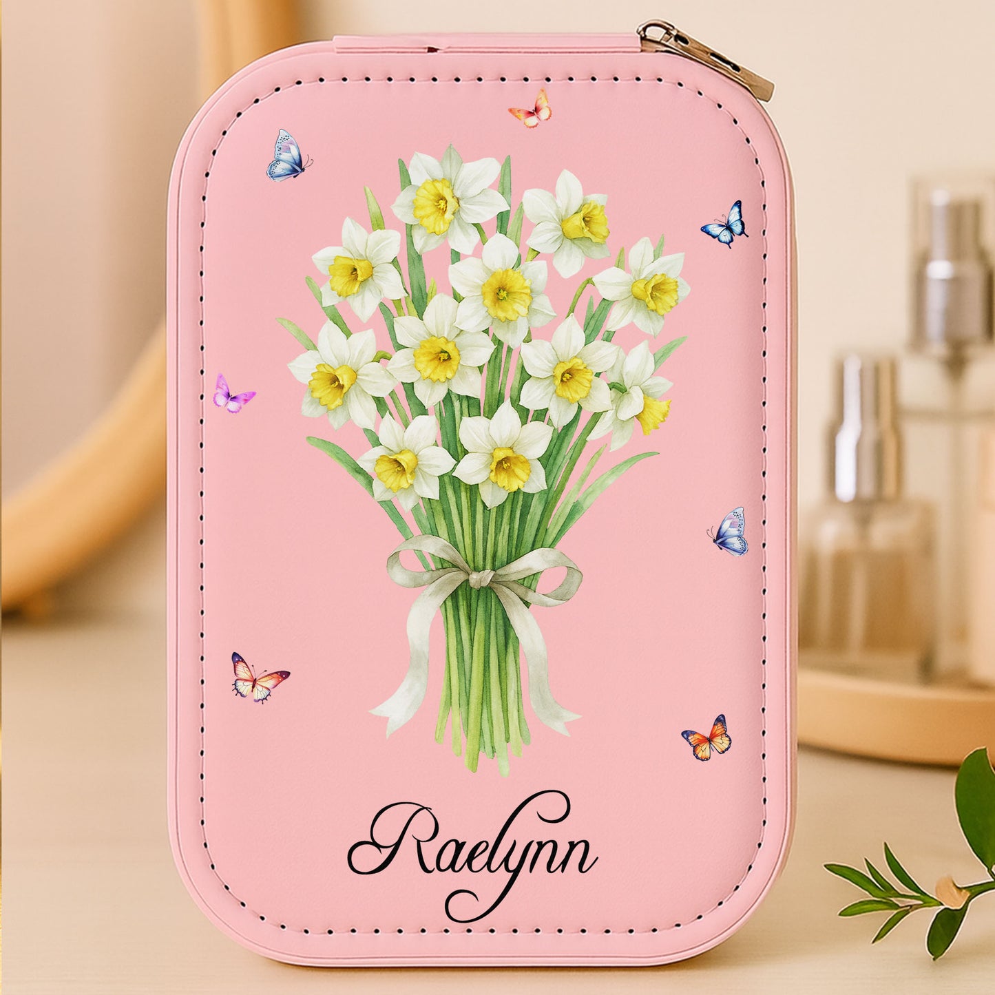 To My Wonderful Mom, Flowers And Butterflies