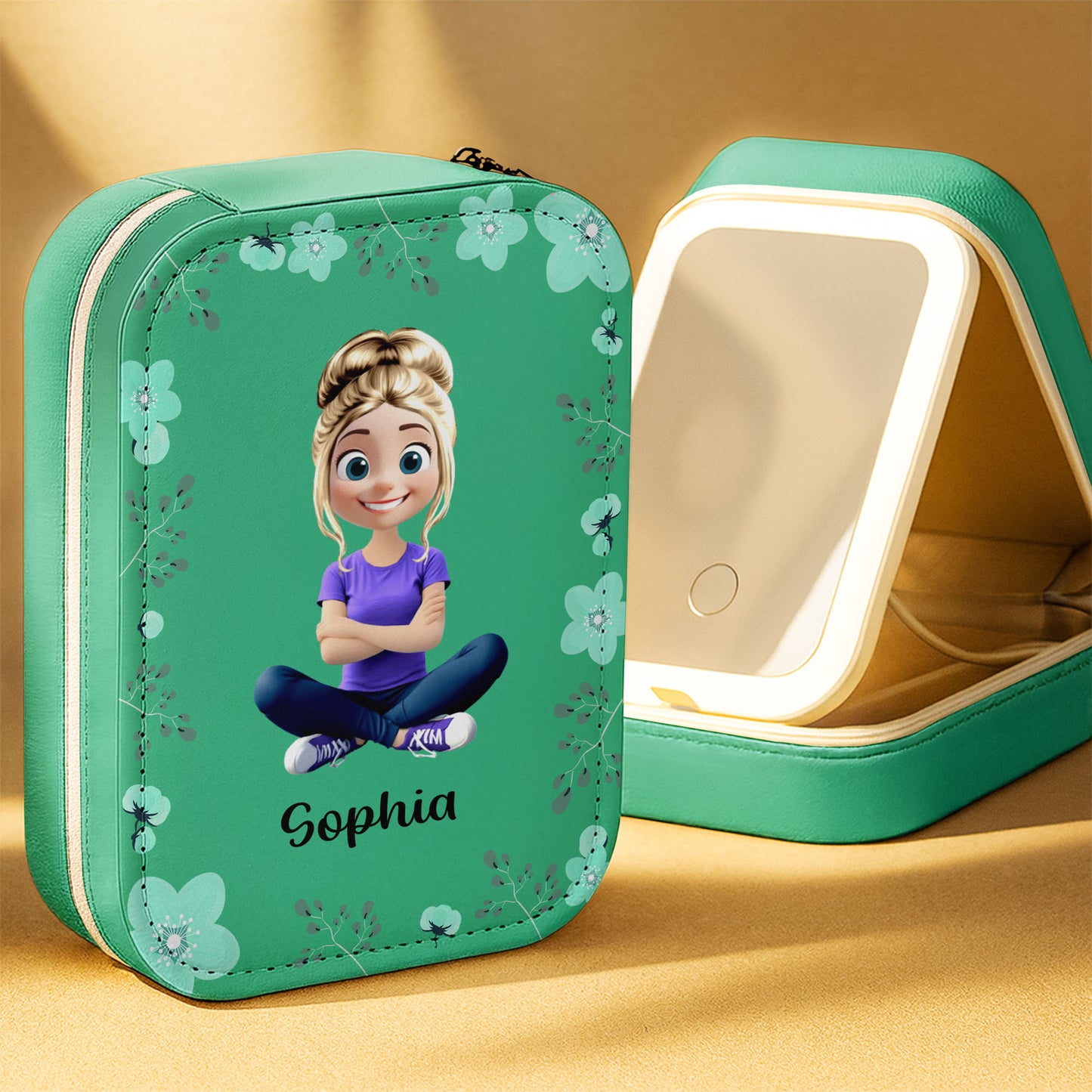 Capture Delightful Moments With Flowers and Character Jewelry Box