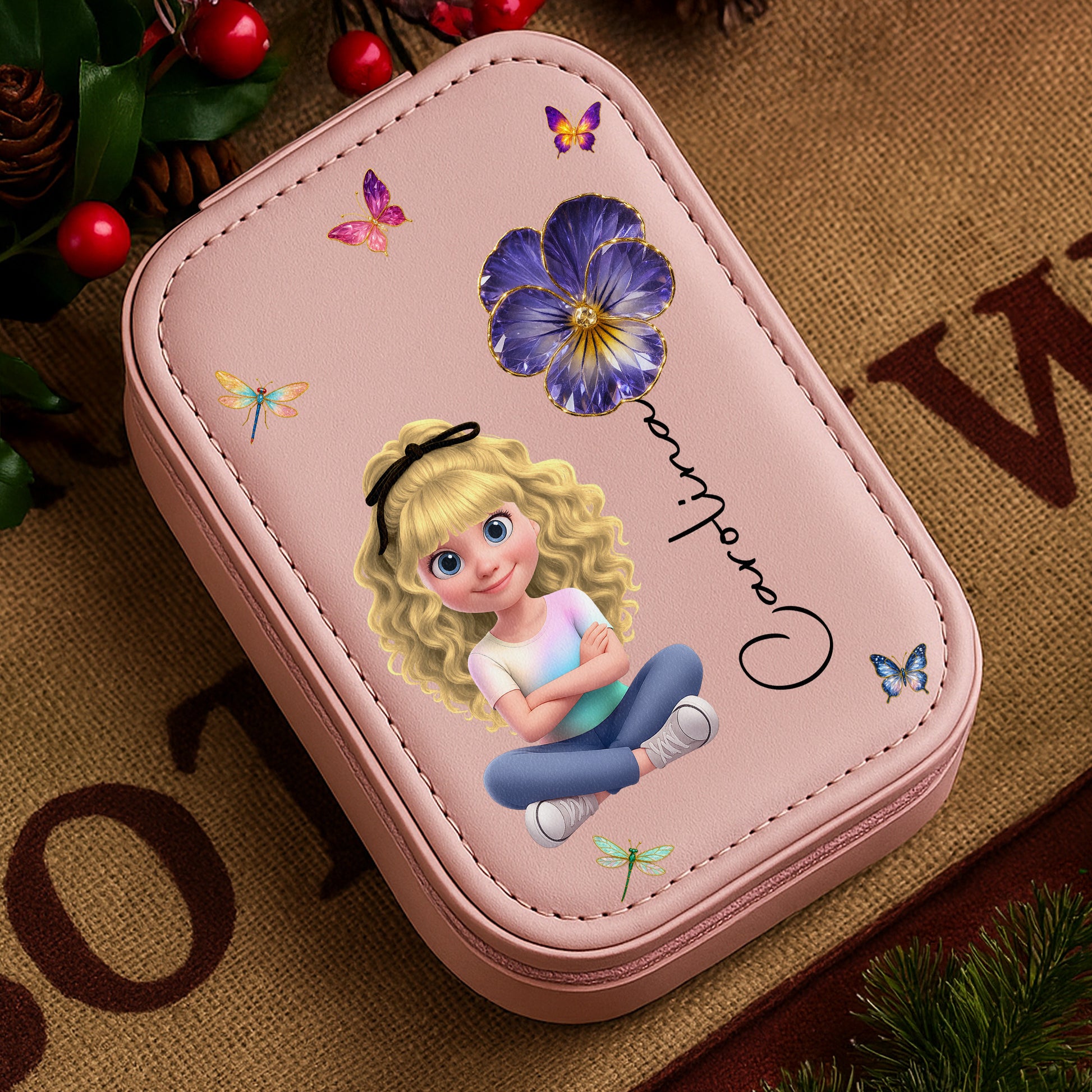 A Special Gift Forever Treasured, Flowers And Butterflies