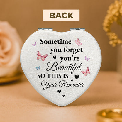 To My Beautiful, Butterfly And Flowers Design