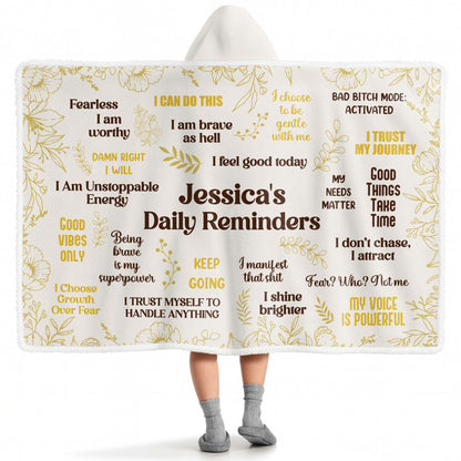 Fearless I Am Worthy, I Am Unstoppable Energy Blanket