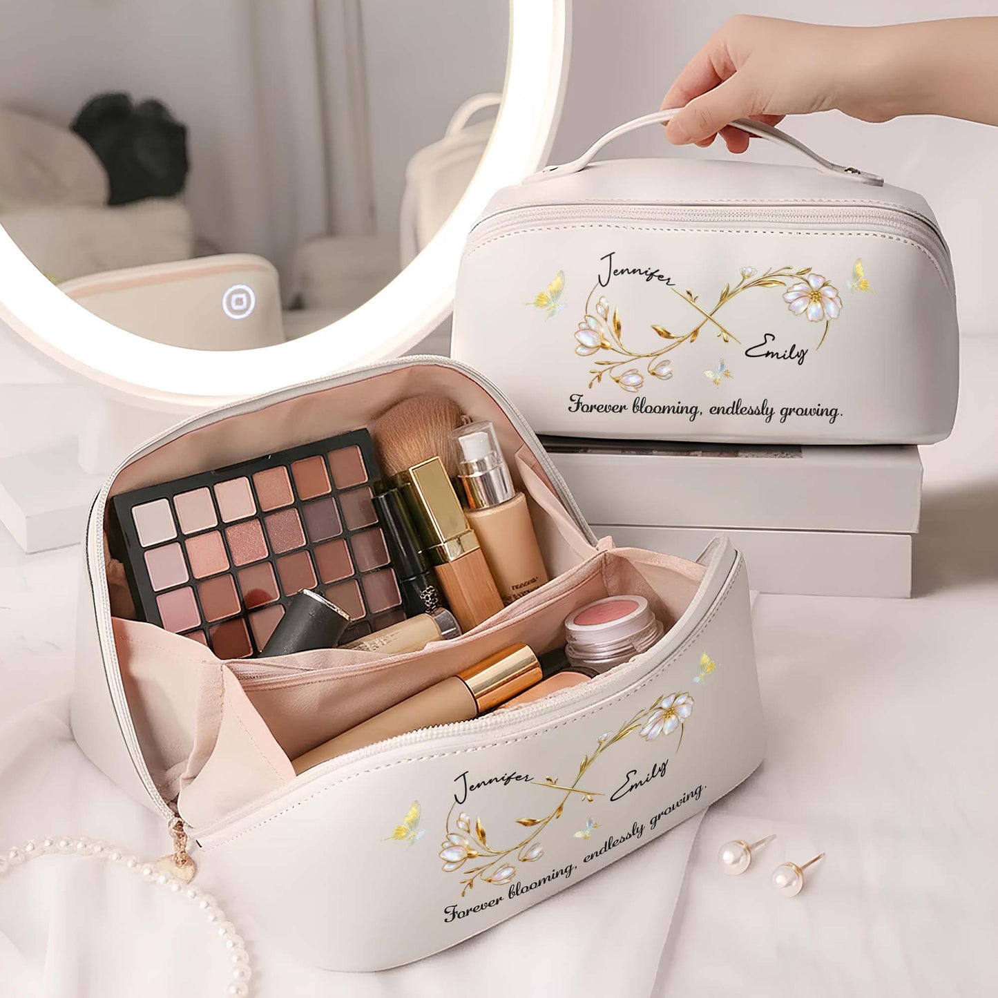 Forever Blooming, Endlessly Growing, Flowers And Butterfly