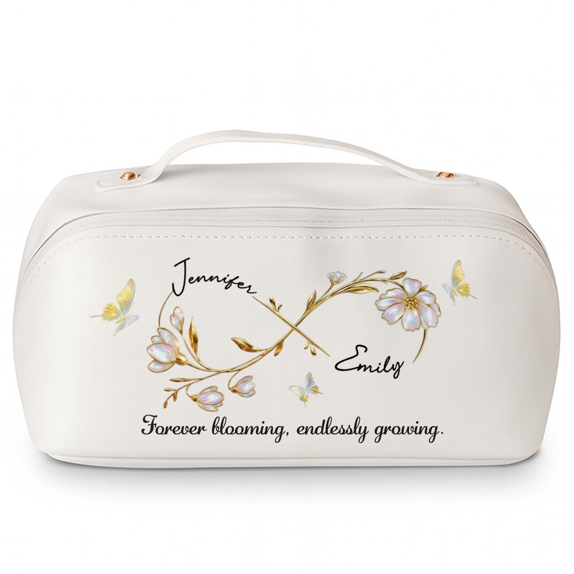 Forever Blooming, Endlessly Growing, Flowers And Butterfly