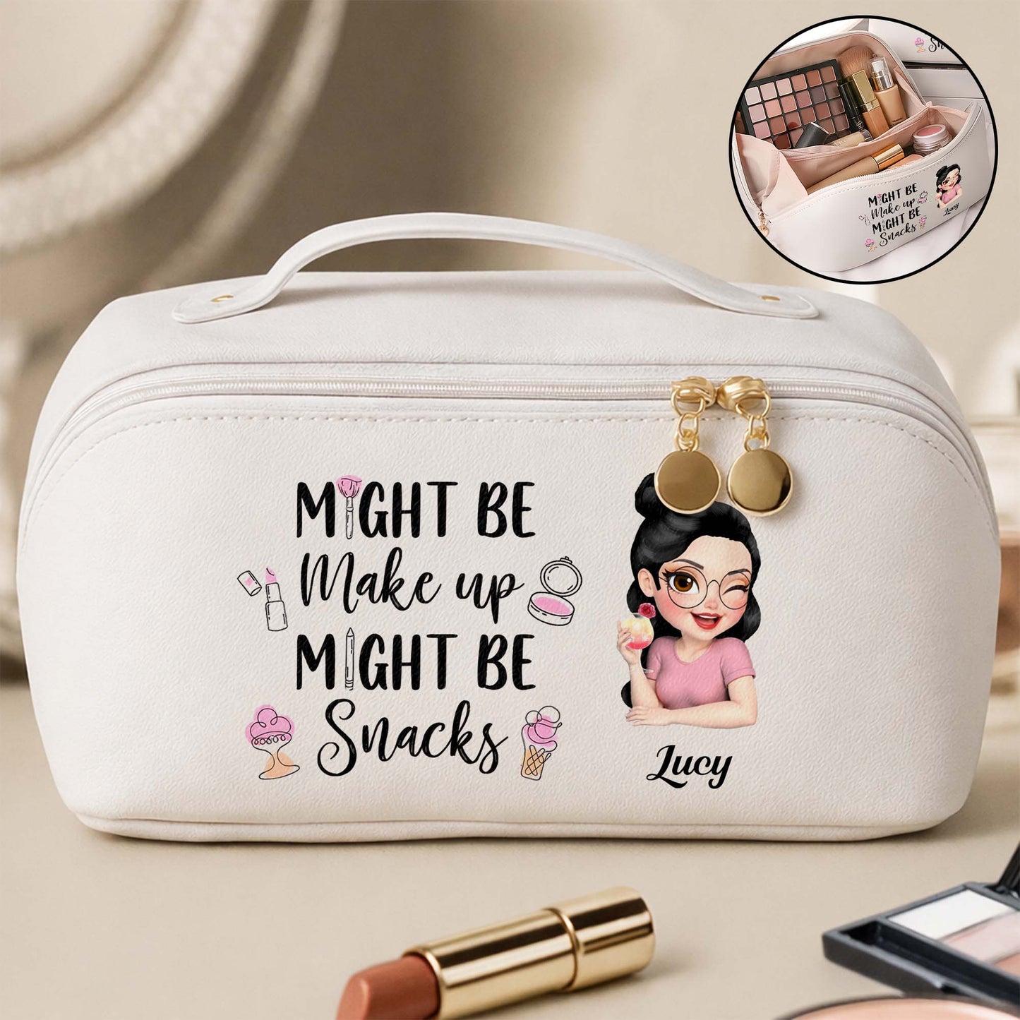 Might Be Makeup, Might Be Snacks, Cartoon Character Design