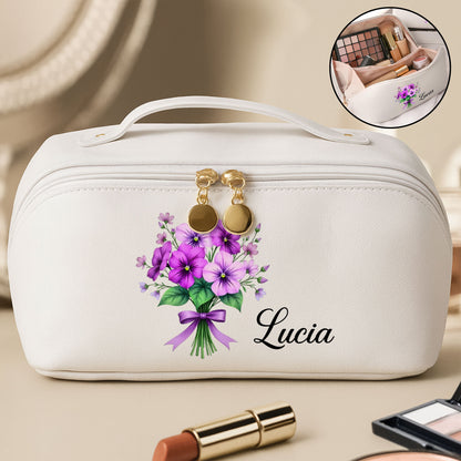 Customize This Floral Beauty With Your Preferred Name And Flowers