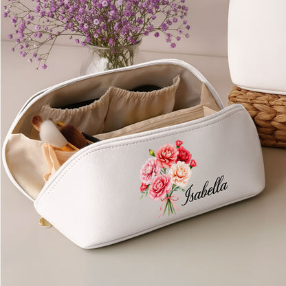 Customize This Floral Beauty With Your Preferred Name And Flowers