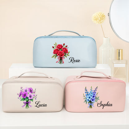 Customize This Floral Beauty With Your Preferred Name And Flowers