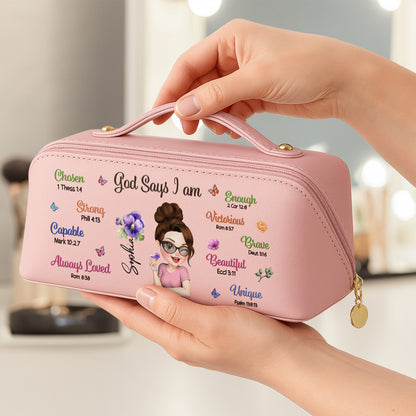 God I Am, Personalized Character And Flowers