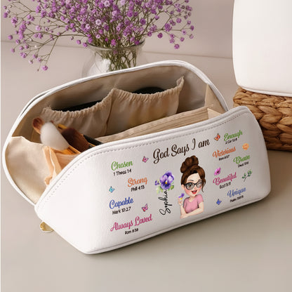 God I Am, Personalized Character And Flowers