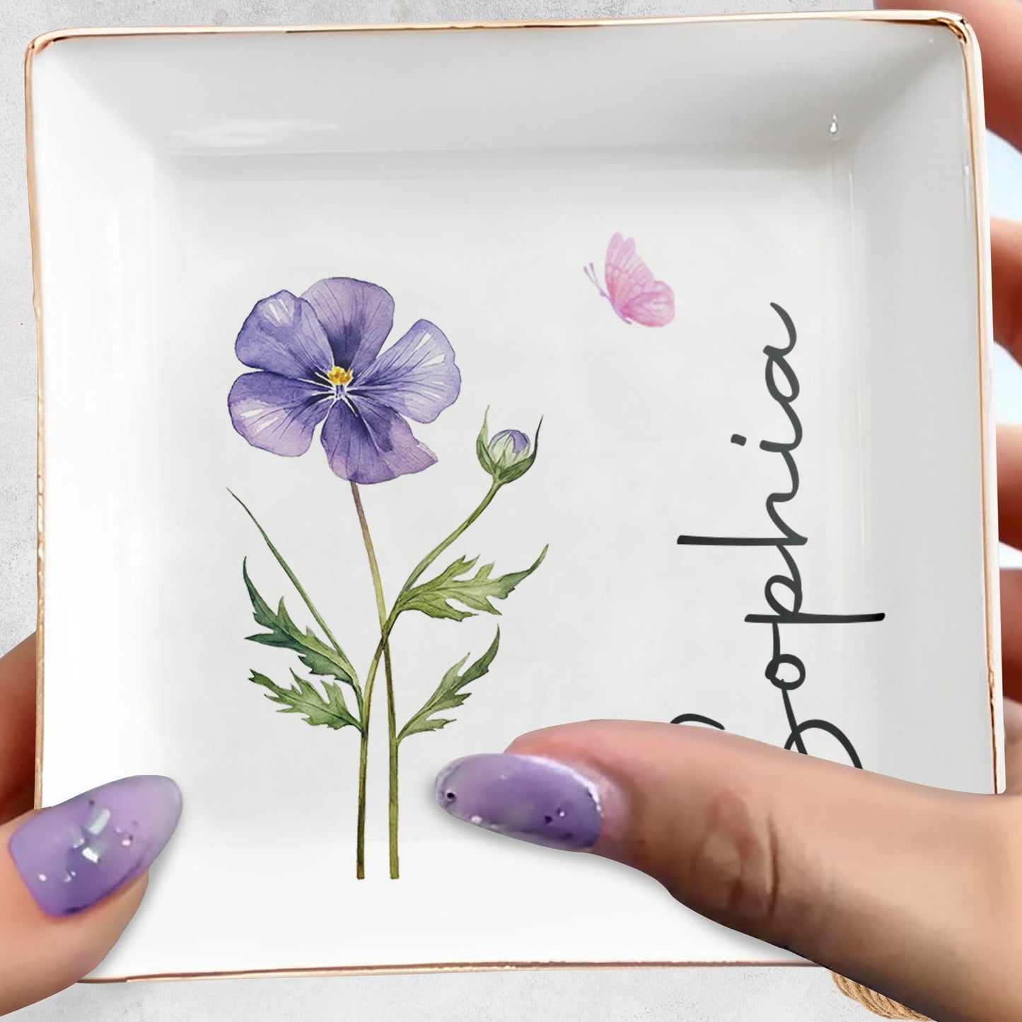 Celebrate Your Special Moments With Elegant Flower And Butterfly