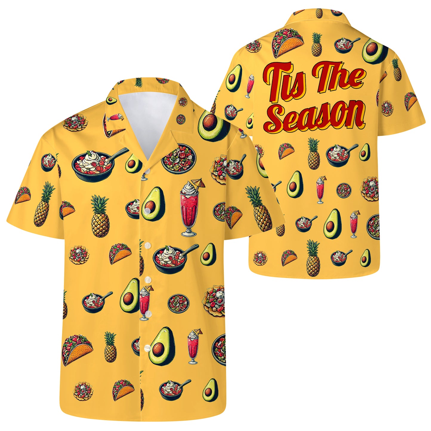 Tis The Season - Camisa hawaiana unisex personalizada - ME031_HW