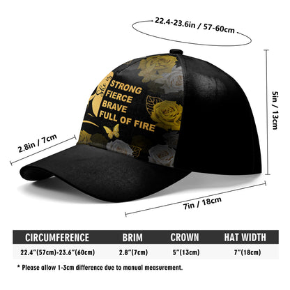 She Is - Gorra de béisbol personalizada con estampado completo - DG066_BAC