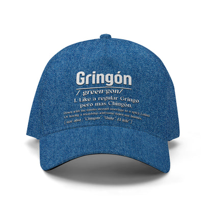 Gringón - Gorra personalizada personalizada, gorra de béisbol con estampado completo - HS058_BAC