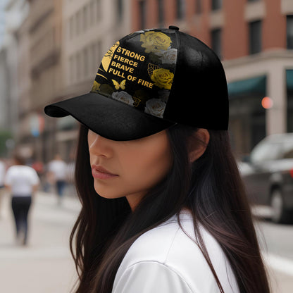 She Is - Gorra de béisbol personalizada con estampado completo - DG066_BAC