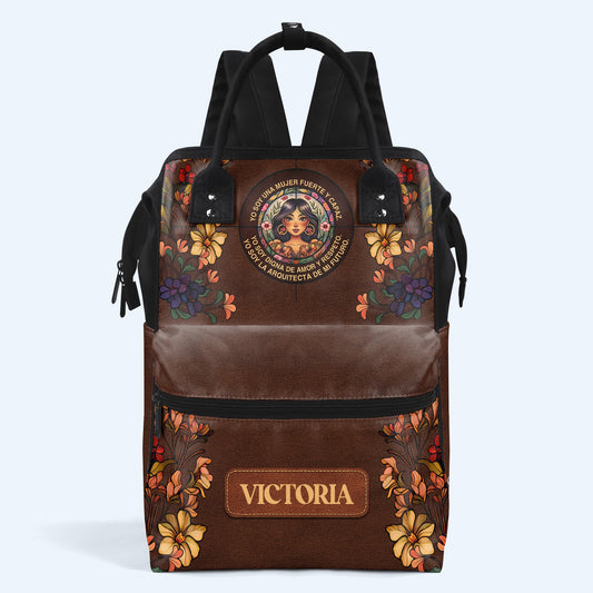 Yo Soy - Mochila de viaje personalizada especial con diseño de pico de pato - HS035_DKB