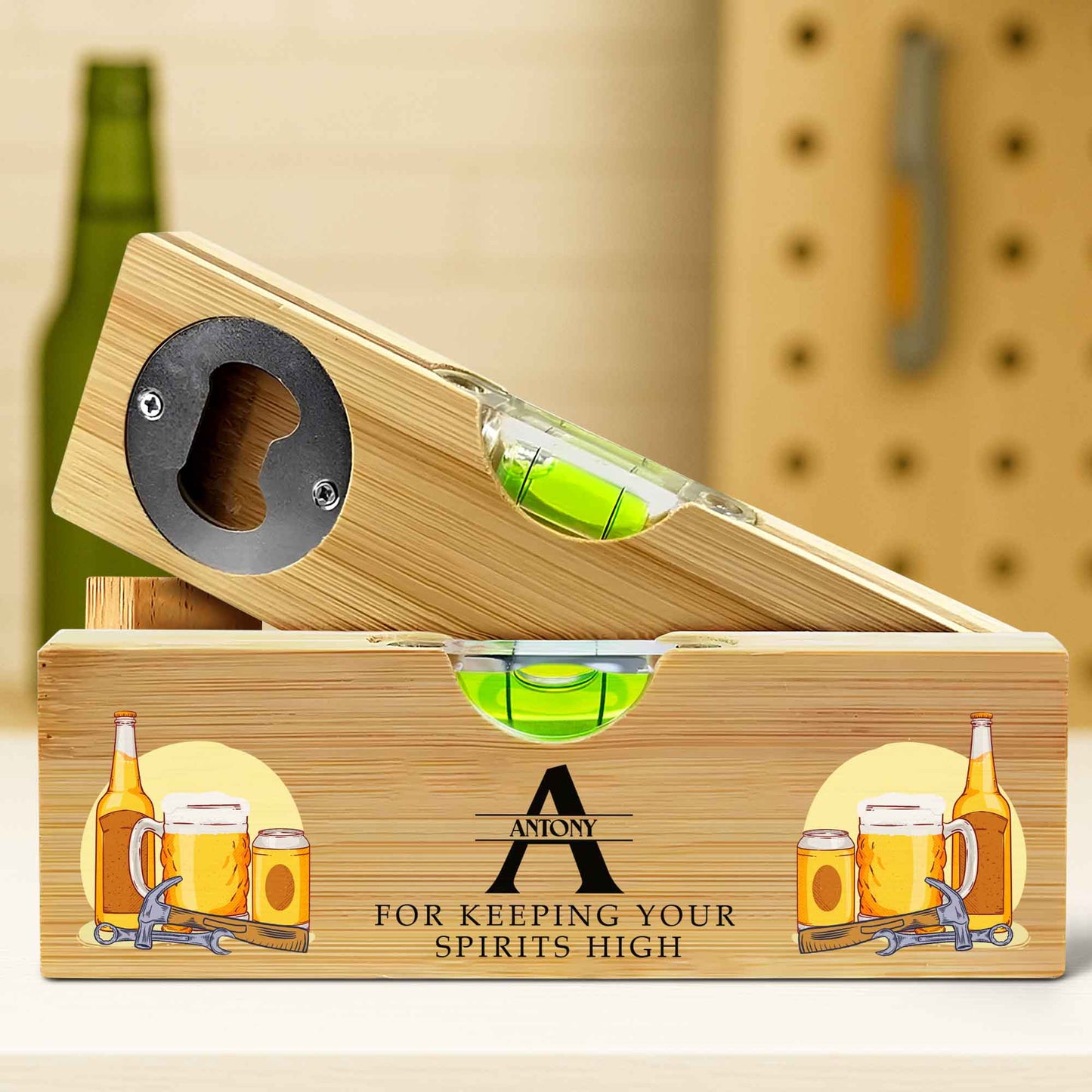 For Keeping Your Spirits High, Beer and Bottle Opener