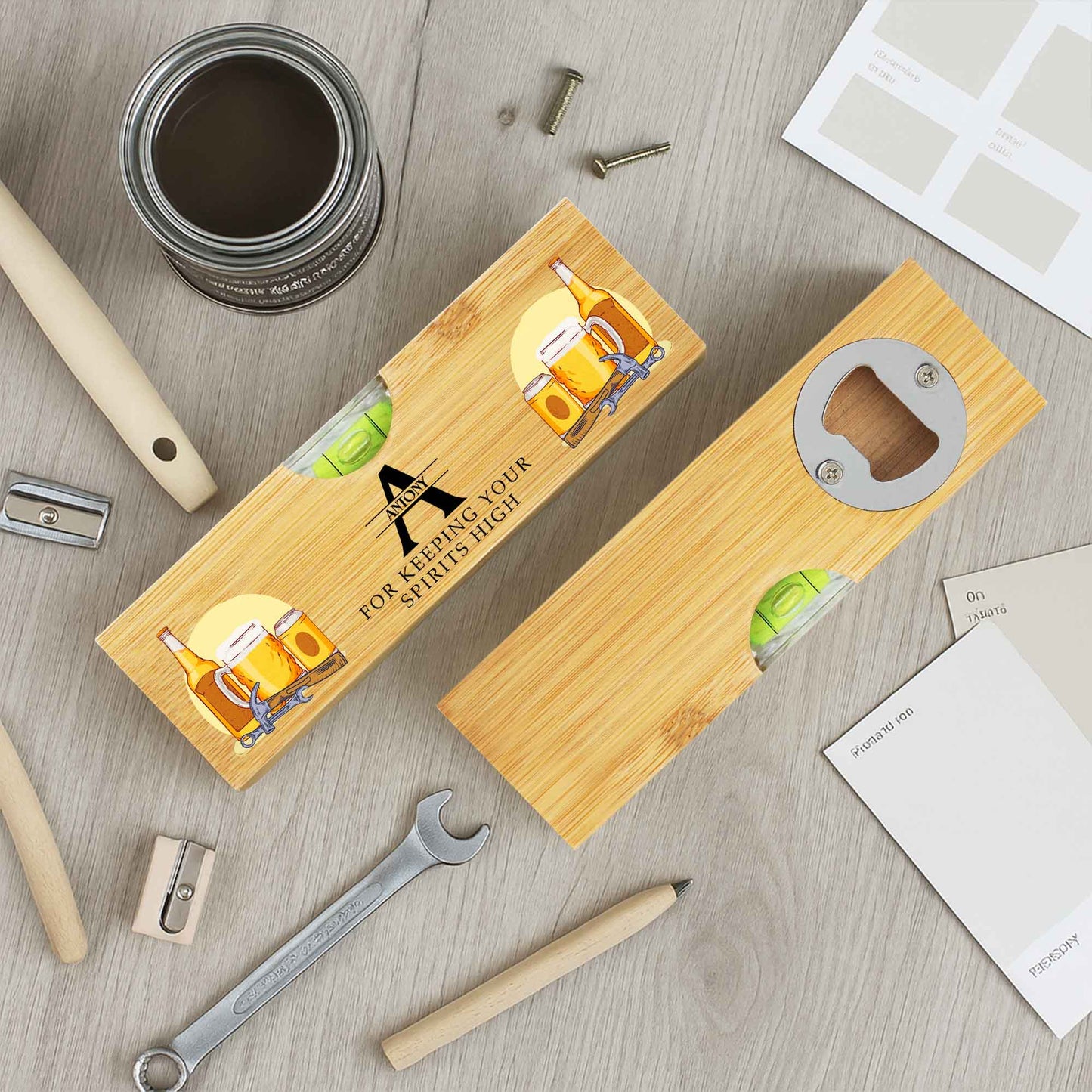 For Keeping Your Spirits High, Beer and Bottle Opener