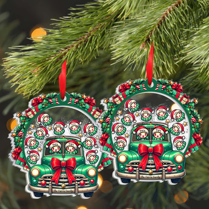 Celebrate A Festive Family Christmas With A Vintage Truck And Snowmen