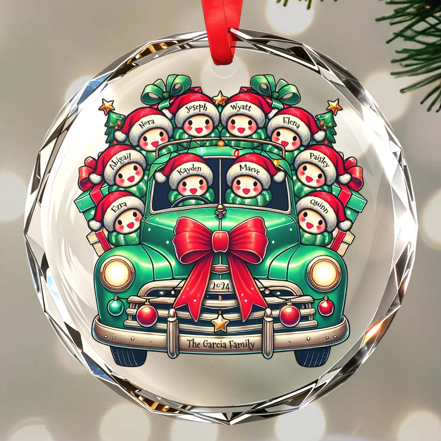 The Garcia Family Christmas Ornament