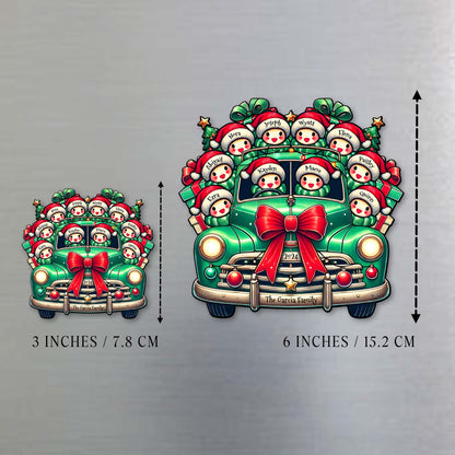 Joyful Christmas Memories Vintage Car Design