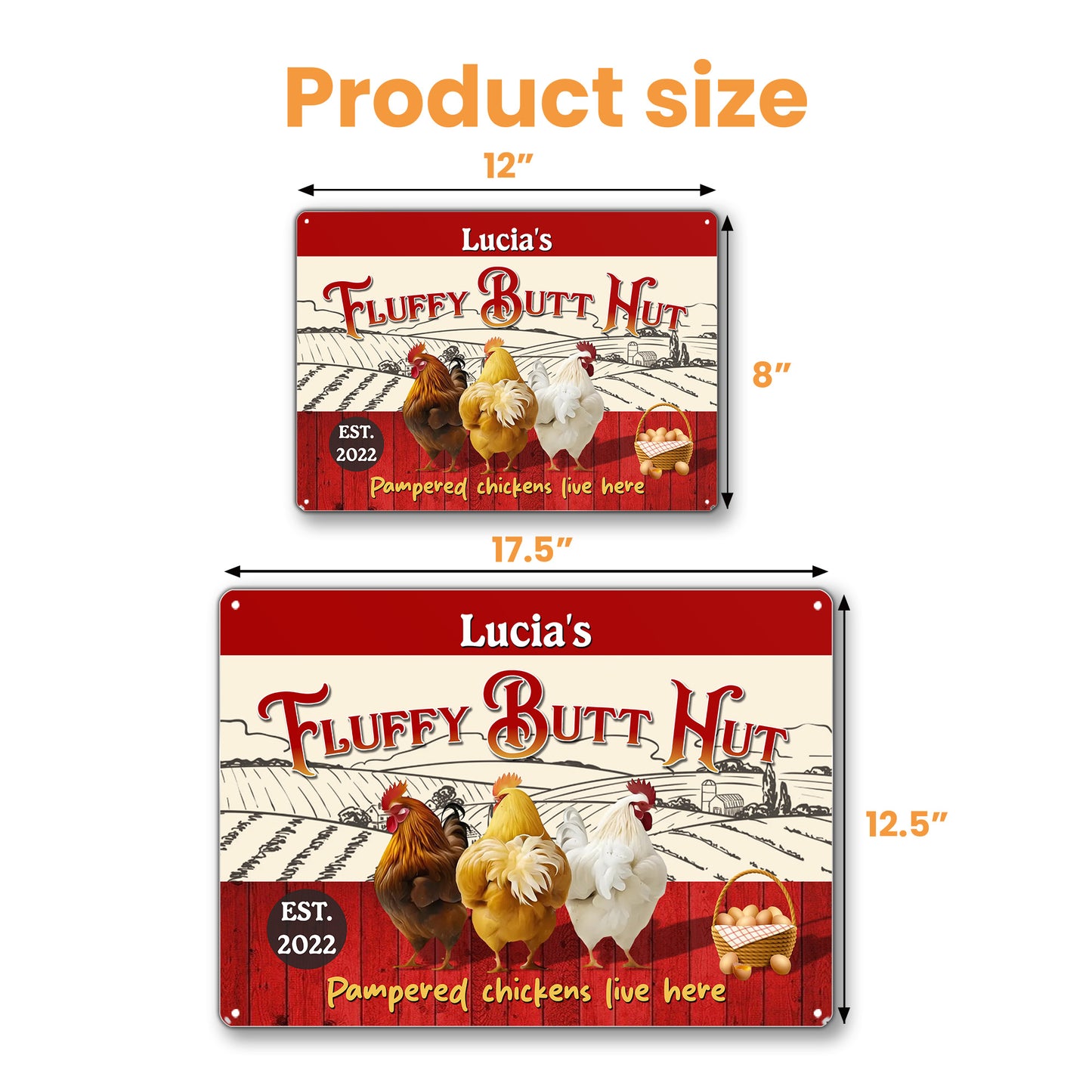 Pampered Chickens Live Here, Perfect For Farm Decor