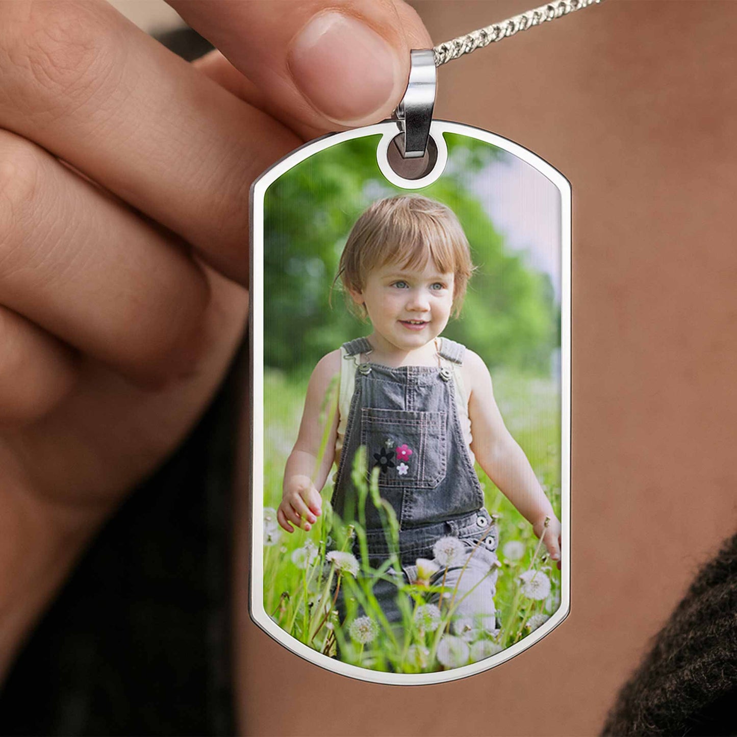 To My Nephew Believe In Yourself Dog Tag Necklace
