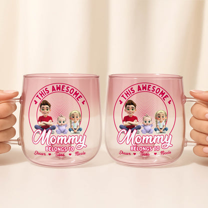 This Awesome Mommy Belongs To, Cartoon Characters