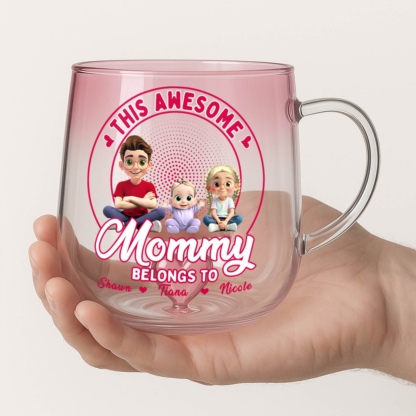 This Awesome Mommy Belongs To, Cartoon Characters