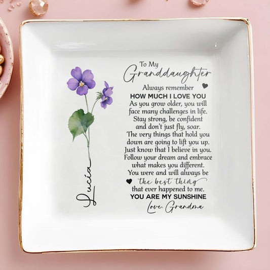 Always Remember How Much I Love You Jewelry Dish