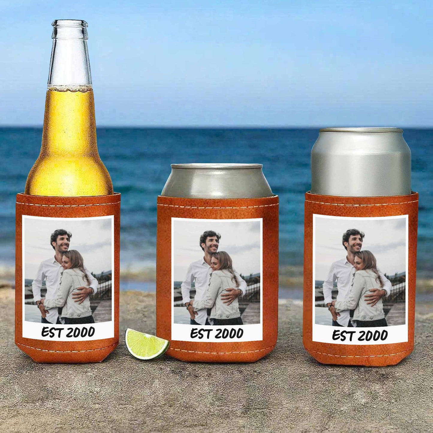 Capturez vos moments spéciaux - Glacière en cuir personnalisée - FAM058_LECOO