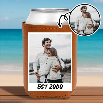 Capturez vos moments spéciaux - Glacière en cuir personnalisée - FAM058_LECOO