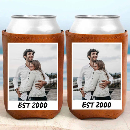 Capturez vos moments spéciaux - Glacière en cuir personnalisée - FAM058_LECOO