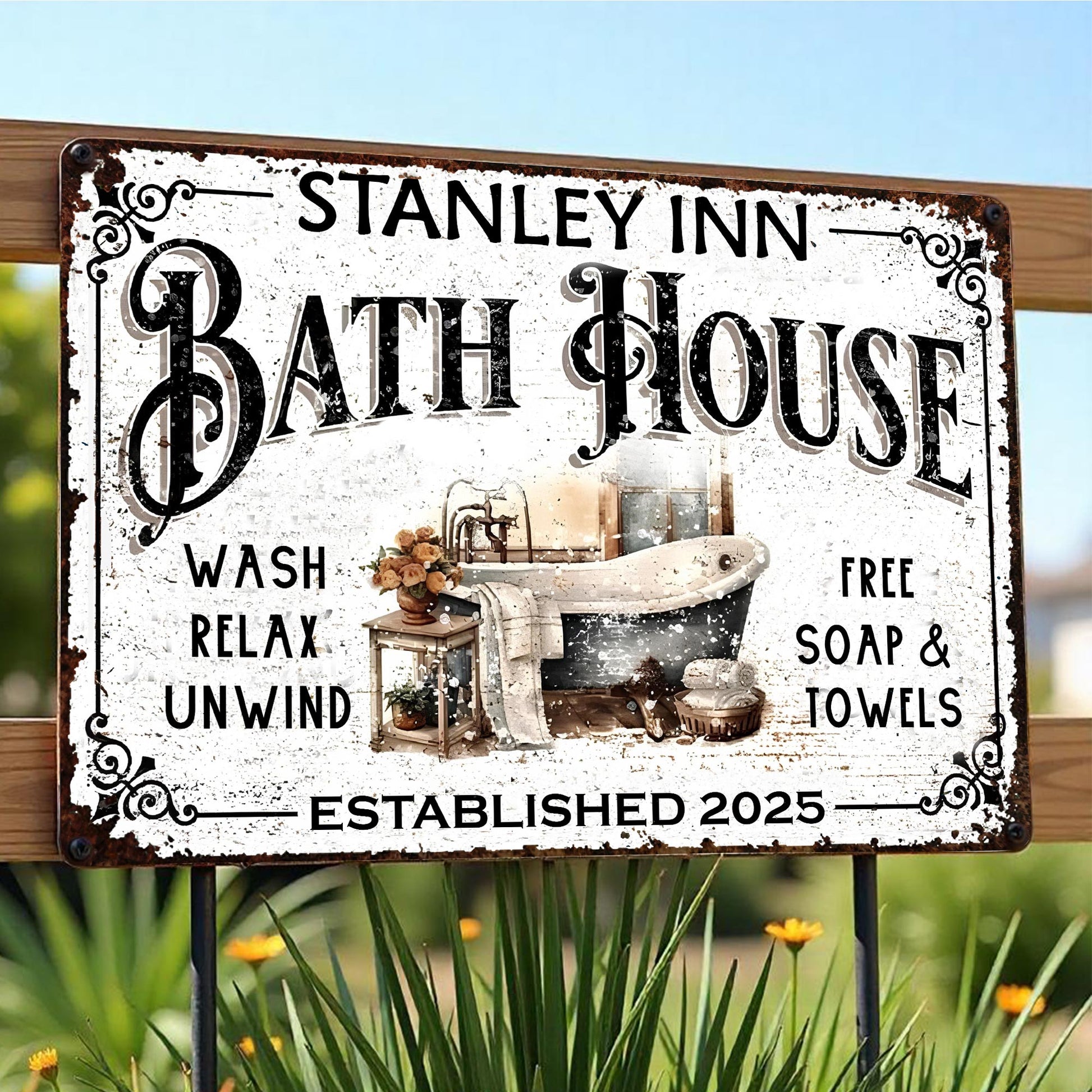 Wash Relax Unwind Free Soap & Towels