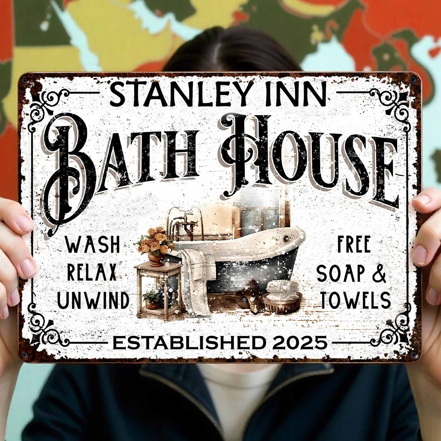 Wash Relax Unwind Free Soap & Towels