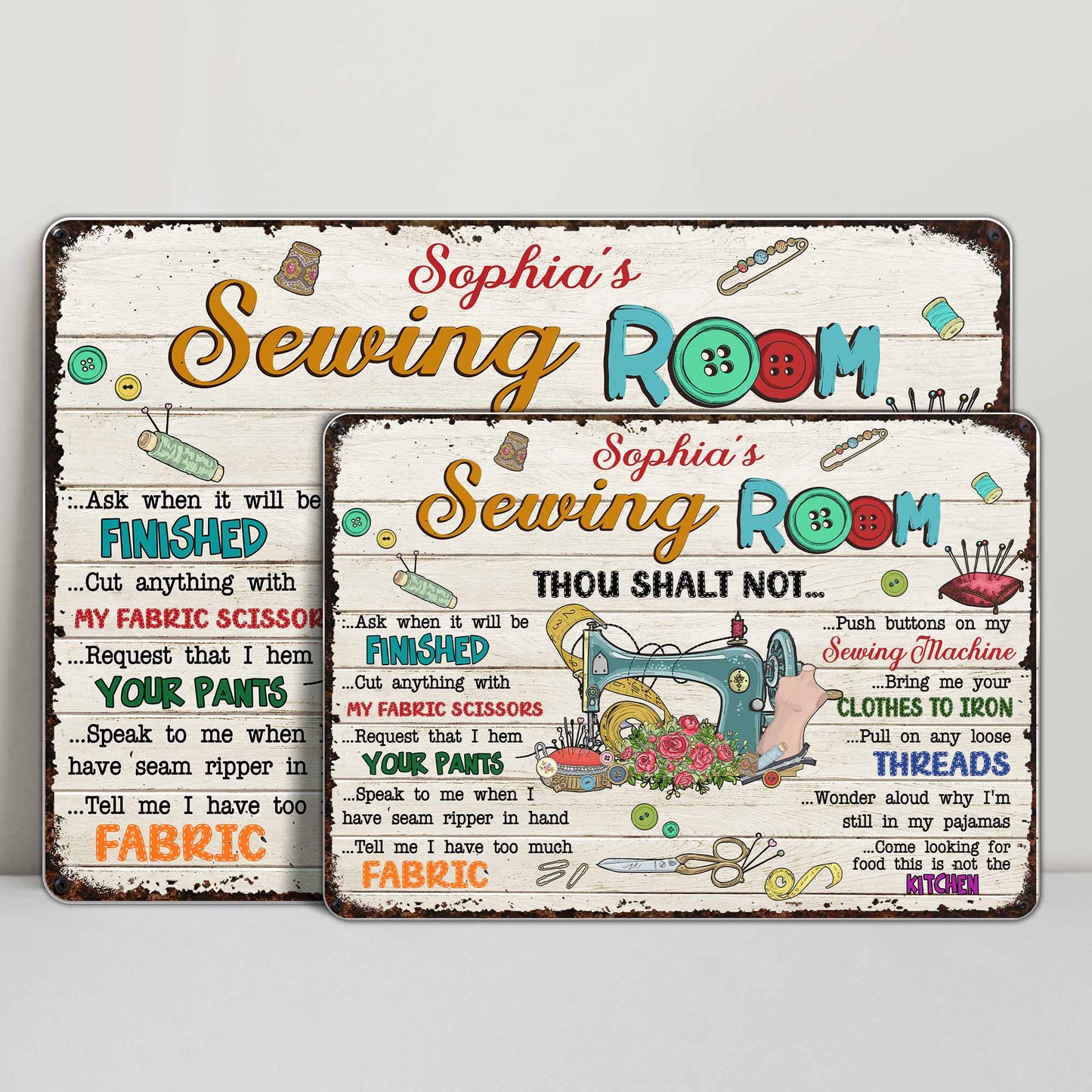 Thou Shalt Not, Crafting Room Essentials