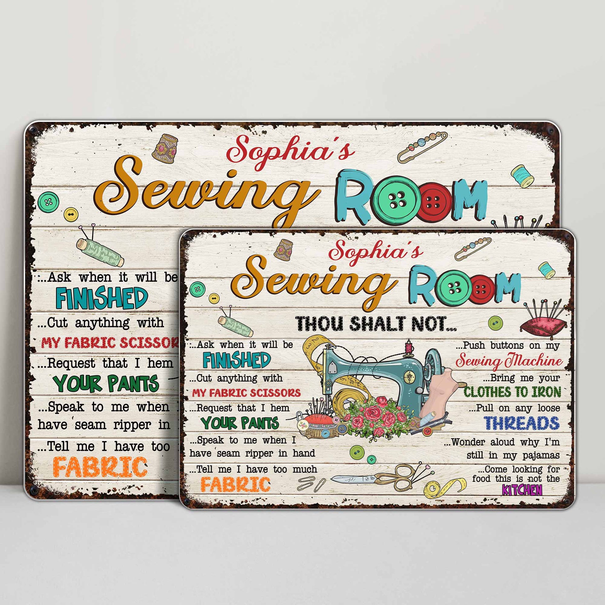 Thou Shalt Not, Crafting Room Essentials