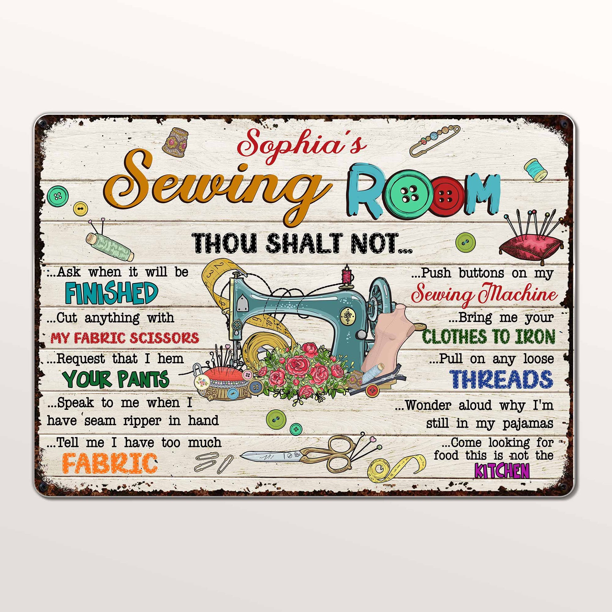 Thou Shalt Not, Crafting Room Essentials