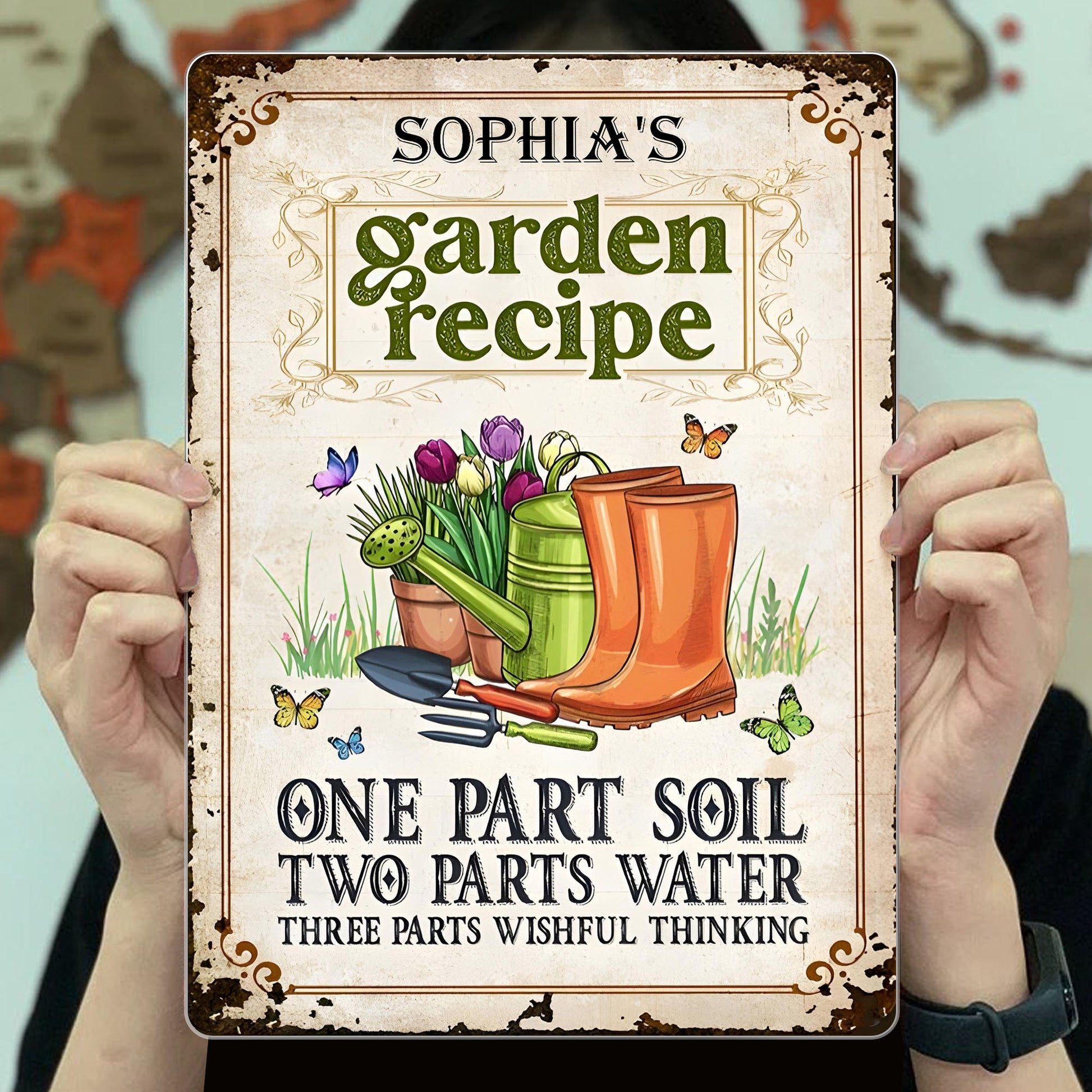 Garden Recipe, One Part Soil, Two Parts Water, Three Parts Wishful Thinking