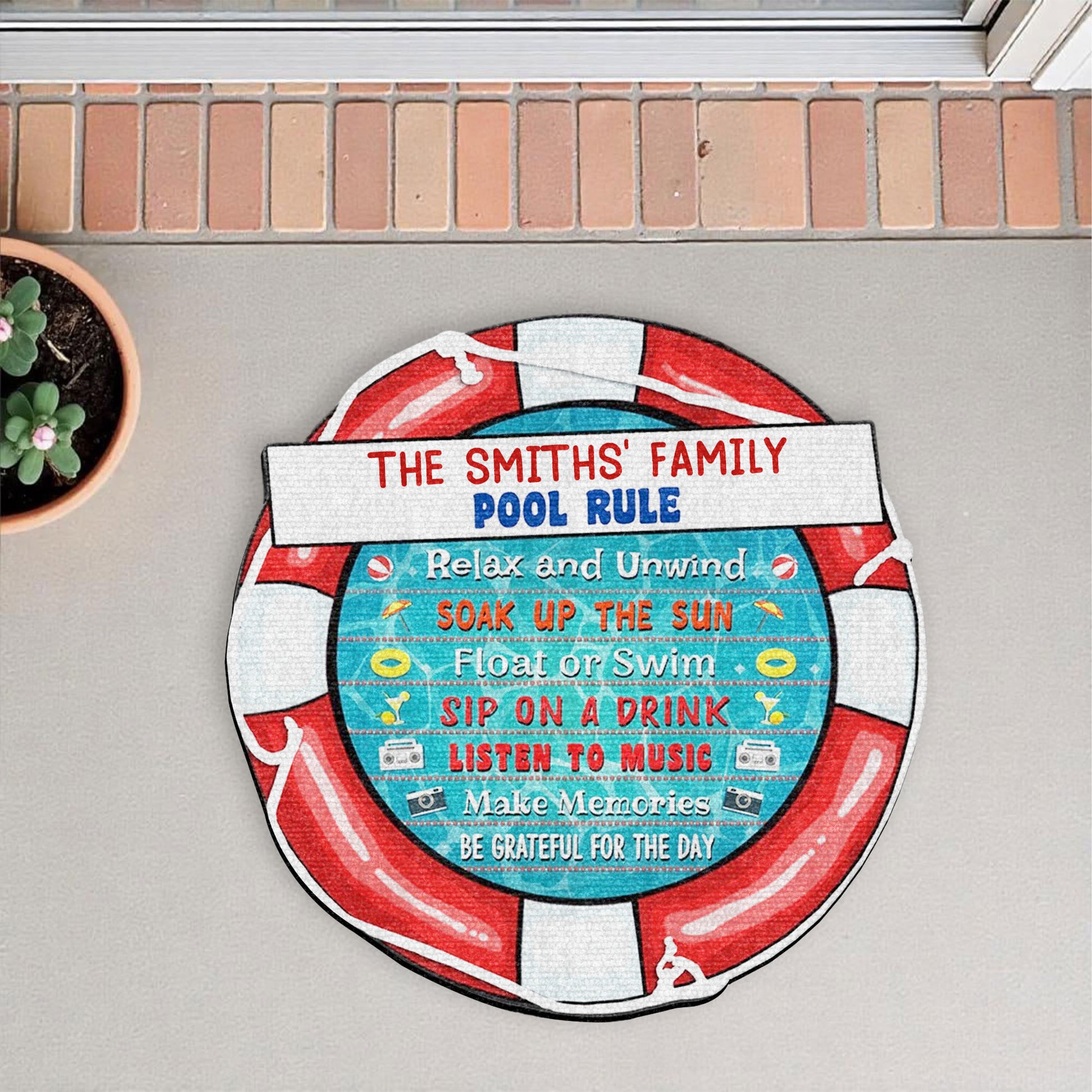 Family Pool Rule, Relax and Unwind, Soak Up The Sun