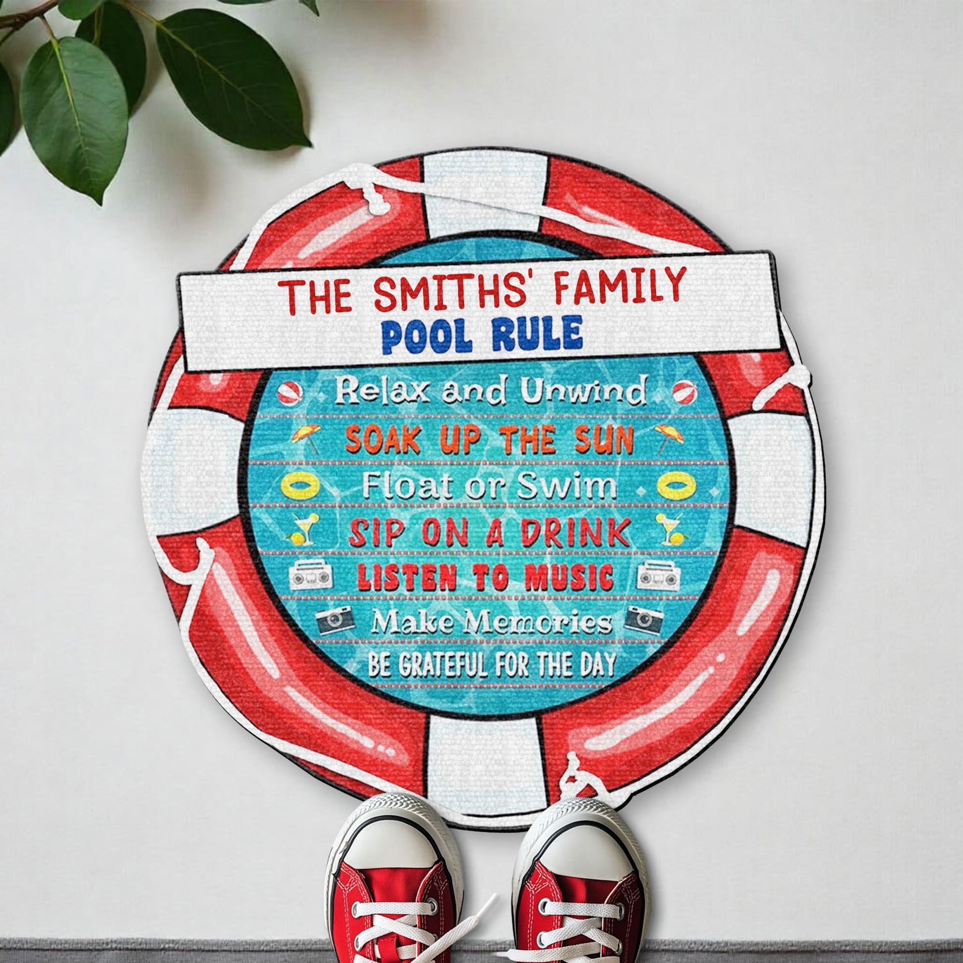 Family Pool Rule, Relax and Unwind, Soak Up The Sun
