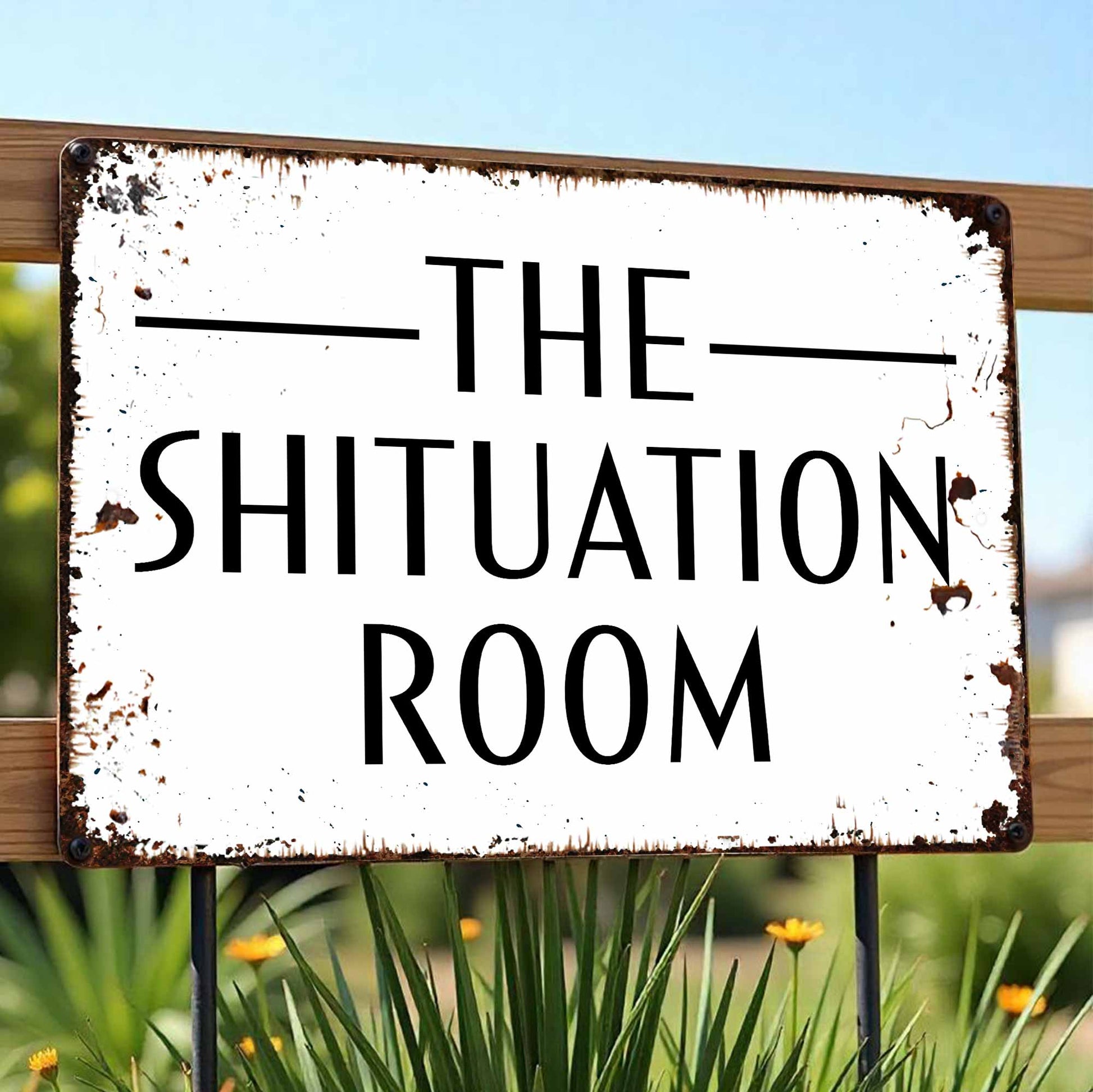The Situation Room Metal Sign
