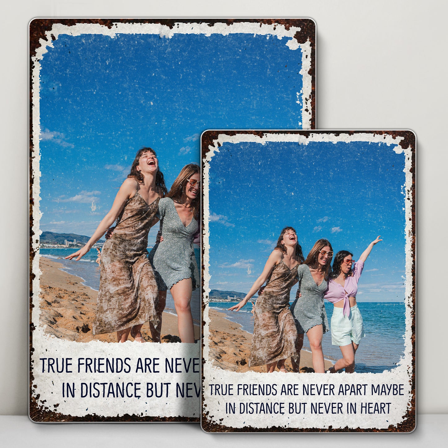 True Friends Never Apart Beach And Sea