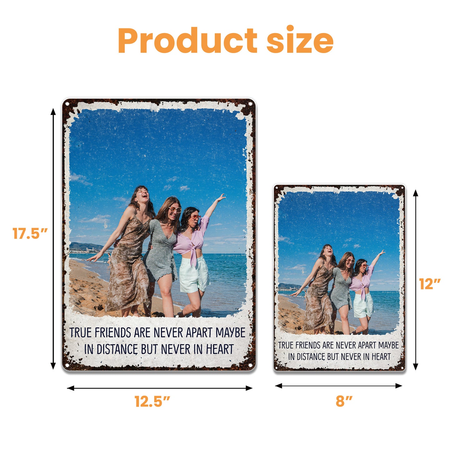 True Friends Never Apart Beach And Sea