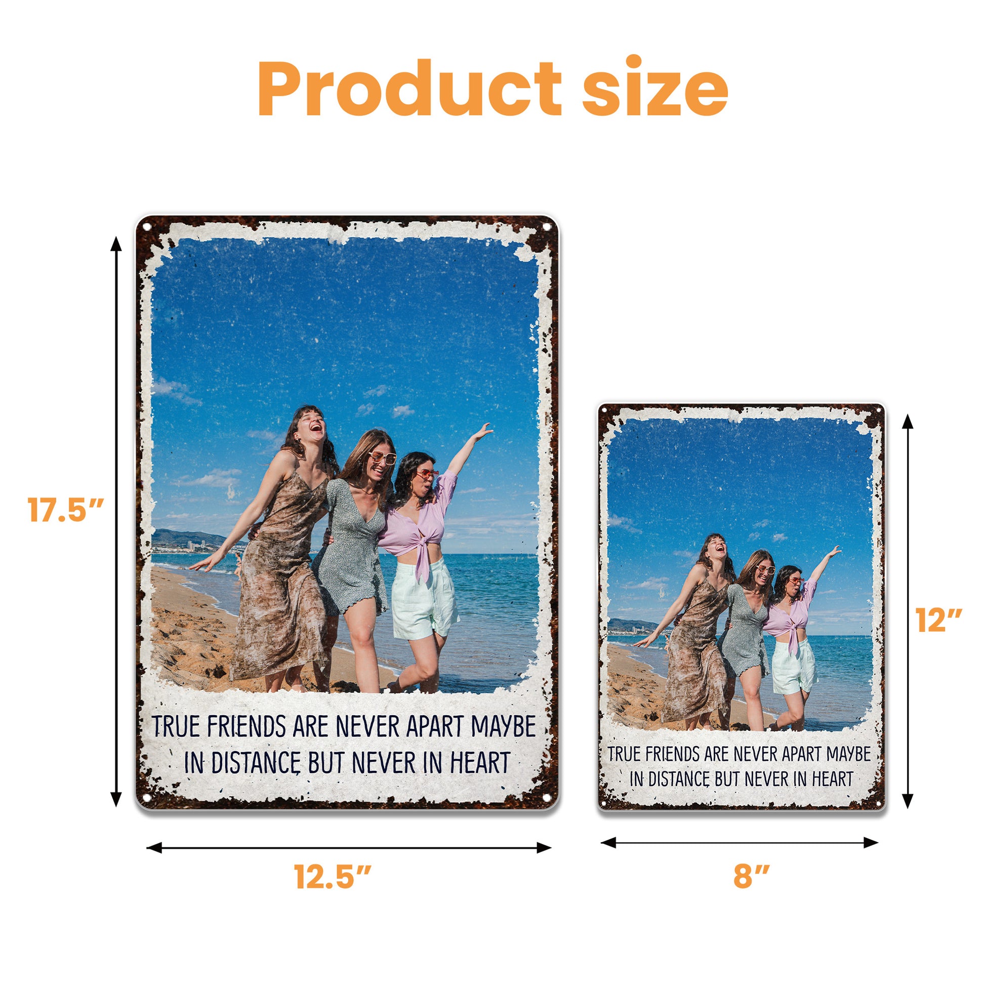 True Friends Never Apart Beach And Sea